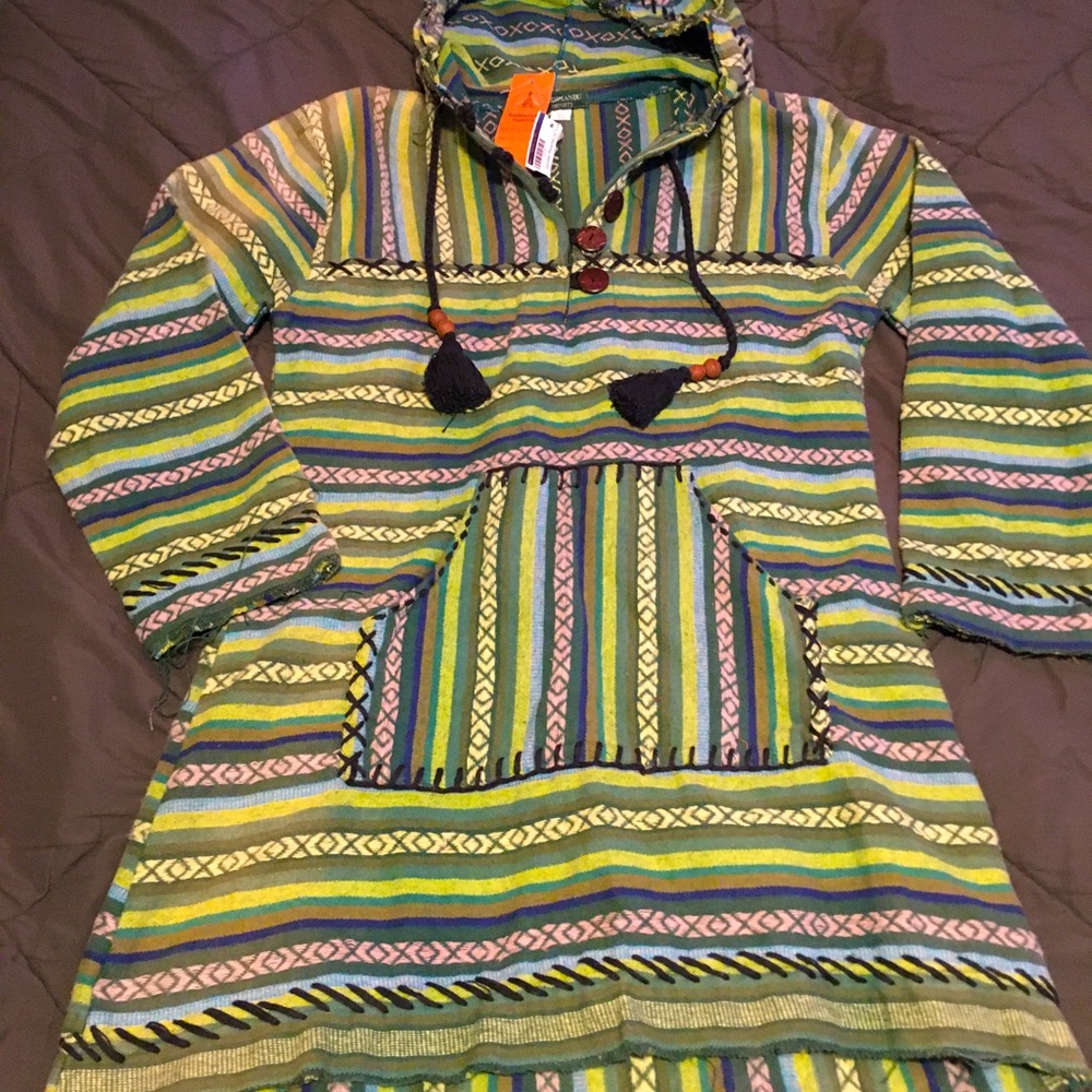 Kathmandu poncho tunic hoodie dress